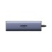 Концентратор Ugreen USB-C 6-in-1 2xUSB-A + 1xUSB-C PD100W + DisplayPort 4K60Hz + 1xRJ45 1000Mbps black (75643)