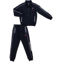 Спортивний костюм дитячий A-Yugi флісовий (5227-152B-blue)