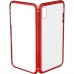 Чохол до моб. телефона Armorstandart Magnetic Case 1 Gen. iPhone XS Max Clear/Red (ARM53391)