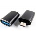 Перехідник OTG USB - Micro-USB black Dengos (ADP-017)