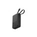 Батарея універсальна Acefast 20000mAh 65W PD, QC/3.0 USB-A+USB-C In/Out,build-in cable M21 Black-Gray (6974316283898)
