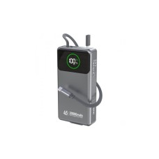 Батарея універсальна Dudao K31Pro 20000mAh 45W PD, QC, with built-in USB-C/Lightning cables (6977196682010)