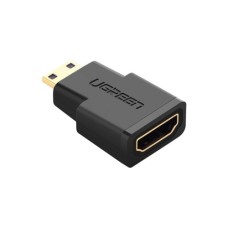Перехідник Mini HDMI M to HDMI F black Ugreen (20101)