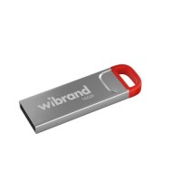 USB флеш накопичувач Wibrand 16GB Falcon Silver-Red USB 2.0 (WI2.0/FA16U7R)