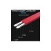 Кабель для передачі даних SATA 3.0 7pin F/F 0.5m L Red Vention (KDDRD)