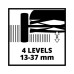 Газонокосарка Einhell GC-HM 300 механічна, 30см 13-37мм 16л 6.5кг (3414114)