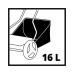 Газонокосарка Einhell GC-HM 300 механічна, 30см 13-37мм 16л 6.5кг (3414114)