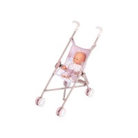 Коляска для ляльок Smoby тростинка Baby Nurse Рожева пудра (220407)