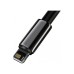Дата кабель USB 2.0 AM to Lightning 2.0m 2.4A black Baseus (CALWJ-A01)