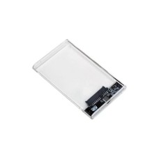 Кишеня зовнішня AgeStar 2.5", USB 3.2, 9.5 mm / 7 mm HDD/SSD, Transparent (3UB2P4C (Transparent))