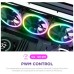Кулер до корпусу NZXT F120RGB Duo - 120mm Dual- (RF-D12SF-B1)