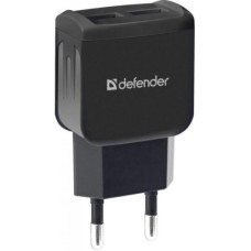 Зарядний пристрій Defender UPС-21 2xUSB,5V/2.1А кабель microUSB (83581)