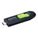 USB флеш накопичувач ADATA 32GB UC300 Black/Green Type-C USB 3.2 (ACHO-UC300-32G-RBK/GN)