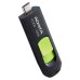 USB флеш накопичувач ADATA 32GB UC300 Black/Green Type-C USB 3.2 (ACHO-UC300-32G-RBK/GN)