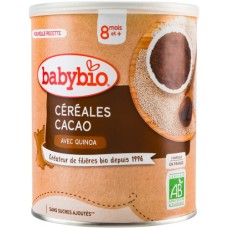 Дитяча каша BabyBio Органічна злакова з кіноа та какао від 8 місяців 220 г (50011)