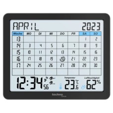 Настільний годинник Technoline календар WT2600 Black (DAS302467)