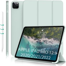 Чохол до планшета BeCover Tri Fold Soft TPU Silicone Apple iPad Pro 12.9 2020/2021/2022 Light Green (711738)