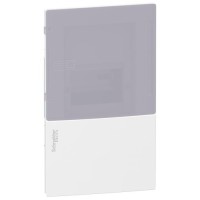 Розподільний щит Schneider Electric Mini Pragma 1ряд/4 модуля, внутрішній, білі двері (MIP22104T)