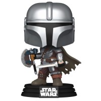 Фігурка Funko Pop серії Мандалорець і Ґроґу - Мандалорець зі зброєю (90824)