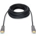 Кабель мультимедійний HDMI M to HDMI M 10m 4K AOC hybrid-fiber black Digitus (AK-330125-100-S)