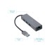 Концентратор USB-A to Gigabit Ethernet, 3 Ports USB 3.1 Gen1 Cablexpert (A-AMU3-LAN-01)
