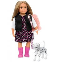 Лялька Lori Гиа с собачкой Далматинец 15 см (LO31058Z)