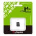 Карта пам'яті Kingston 64GB microSDXC class 10 UHS-I V10 A1 Canvas Select Plus (SDCS3/64GBSP)