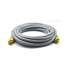 Кабель мультимедійний HDMI M to HDMI M 15.0m V2.0 gray V-LINK (YT-HDMI(M)/(M)HSV2.0-15m/16188)