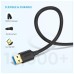 Дата кабель USB 3.0 AM/AM 1.0m US128 black UGREEN (10370)