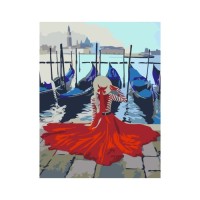 Картина по номерам Rosa Start Набережна Венеції 35 х 45 см (4823098514152)