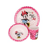 Набір дитячого посуду Stor Disney - Minnie Mouse, Bamboo Premium Set (Stor-01285)