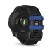 Смарт-годинник Garmin Instinct 3, 50mm, AMOLED, Black with Bolt Blue Accents, GPS смарт-годинник (010-03020-03)