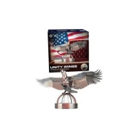 Конструктор Metal Time Колекційна модель Unity Wings Eagle Silver Armor (MT101/READY)