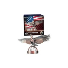 Конструктор Metal Time Колекційна модель Unity Wings Eagle Silver Armor (MT101/READY)