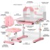 Парта зі стільцем Mealux Octo Pink (+ полиця) (BD-33 PN)
