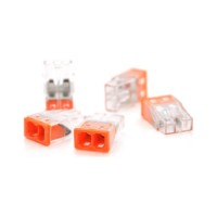 З'єднувач кабелю 2-pin самозажимна аналог WAGO К773-202, 50штпак Voltronic (K773-202/50)