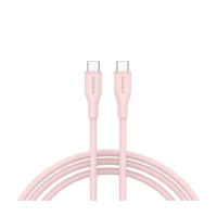 Дата кабель USB-C to USB-C 1.0m CC60SC10 60W Silicon Pink Sand Canyon (CNS-CC60SC10PS)