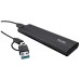 Кишеня зовнішня Trust USB-C to M.2 NVMe SSD Enclosure USB 3.2 Gen2 10Gbps aluminum black (25806_TRUST)