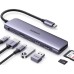 Концентратор Ugreen USB-C 7-in-1 2xUSB 3.0 + USB-C PD100W + HDMI 4K30Hz + SD/TF black (15214)