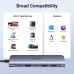 Концентратор Ugreen USB-C 7-in-1 2xUSB 3.0 + USB-C PD100W + HDMI 4K30Hz + SD/TF black (15214)