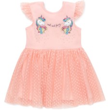 Плаття POP FASHION з фатиновою спідницею з однорогами (6831-104G-peach)