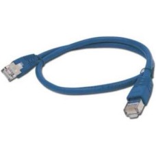 Патч-корд 0.5м, UTP, cat.5e, CCA, blue Cablexpert (PP12-0.5M/B)