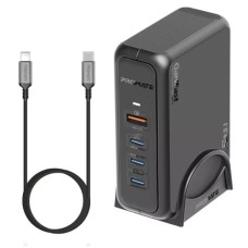 Зарядний пристрій Promate ganport-140w.black