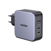 Зарядний пристрій Ugreen 3xUSB 140W (2хUSB-C+USB-A) Gan CD289 with C to C Cable 1.5m (90549)