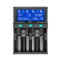 Зарядний пристрій для акумуляторів PowerPlant PP-A4 (Ni-MH,Cd,Li-ion,LiFePO4 / input AC 100V-240V DC 12V) (AA620173)
