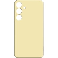 Чохол до мобільного телефона MAKE Samsung S24 Plus Silicone Yellow (MCL-SS24PYE)