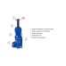 Домкрат Iron Hand IH-180350D, телескопічний, гідравлічний, 3т, min 180мм, max 343мм (IH-180350D)