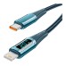 Дата кабель USB-C to Lightning 1.0m 20W Digital Display blue Essager (EXCTL-YD03)