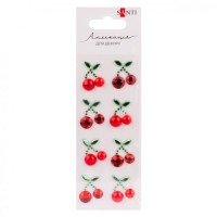 Набір для творчості Santi Вишеньки аплікація зі страз самоклеючих 7х14 см (743035)