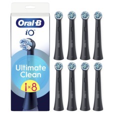 Насадка для зубної щітки Oral-B iO Ultimate Clean (Black) 8 ct XXL Pack (8700216778442)